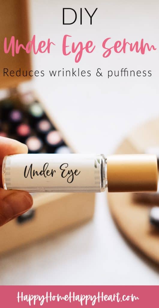 DIY Under Eye Roller Blend + Free Printable Roller Label Happy Home