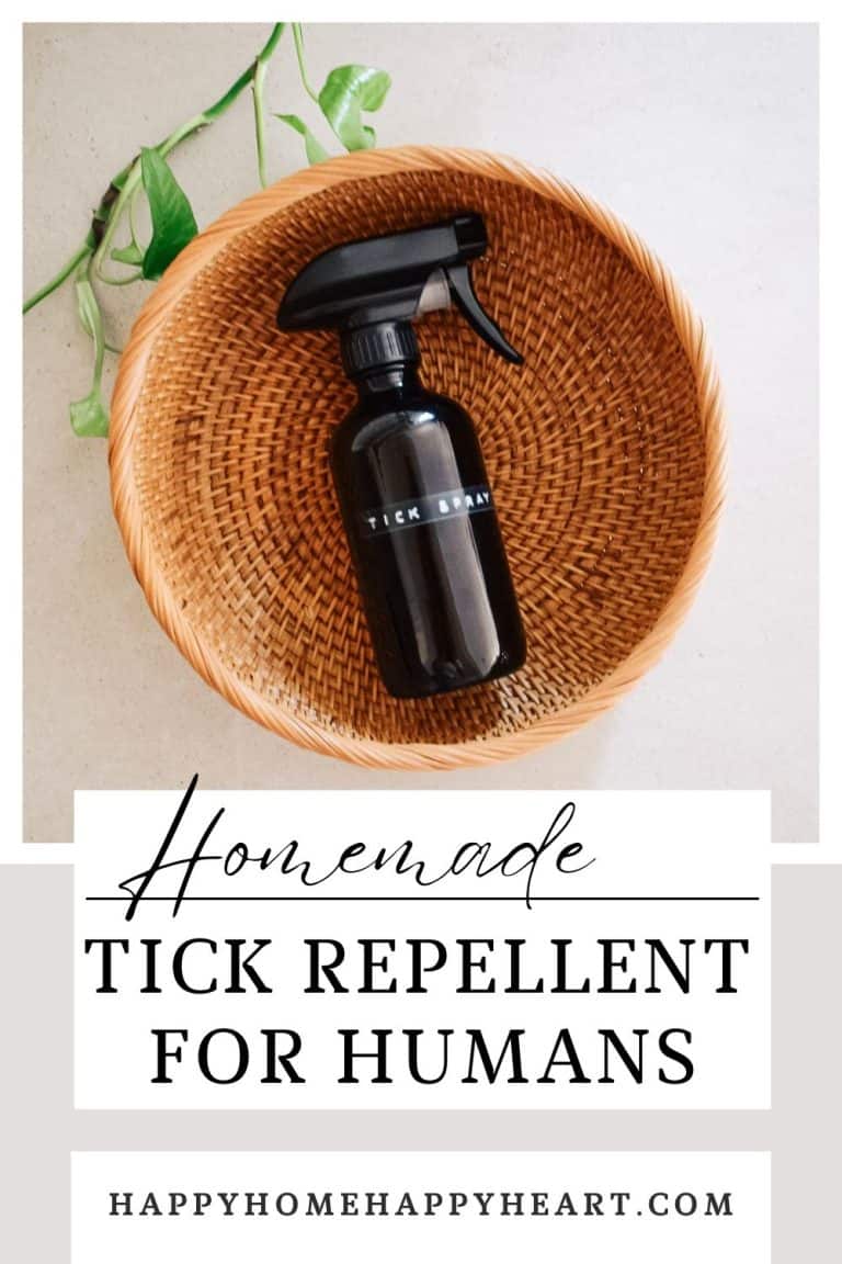 DIY Tick Repellent for Humans - Happy Home Happy Heart